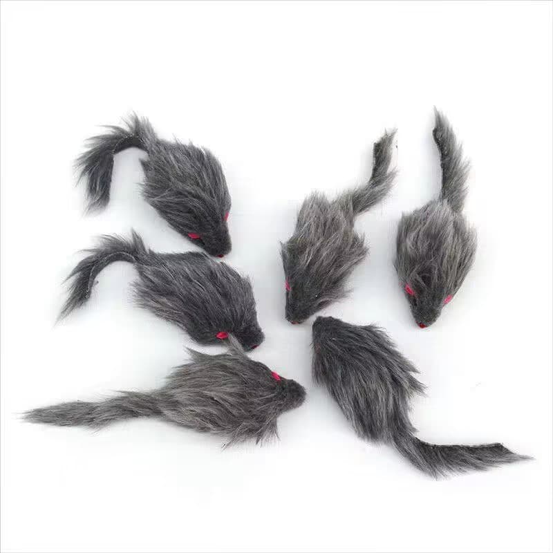 猫 おもちゃ もふもふ３Ｄネズミのおもちゃ