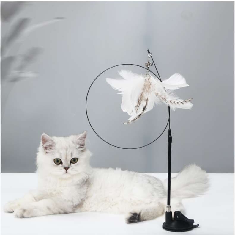 猫 おもちゃ 伸縮式スマート猫じゃらし棒