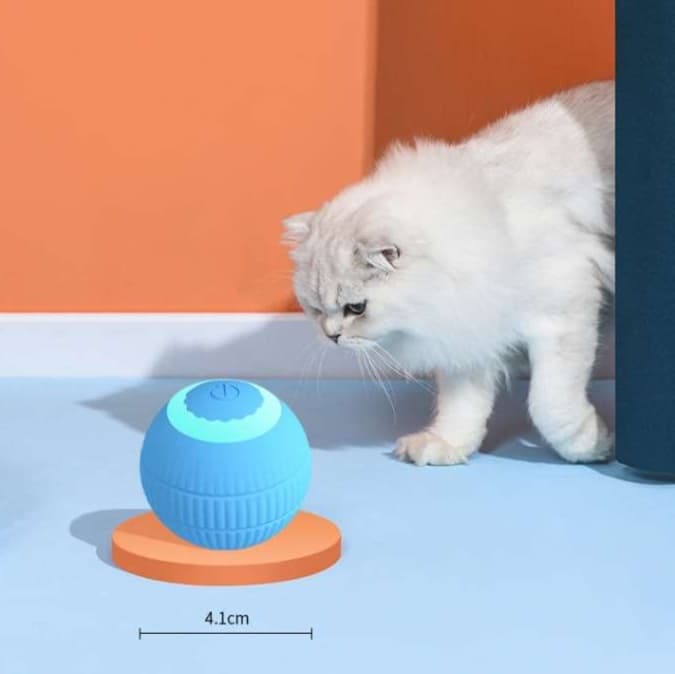 猫 おもちゃ 回転式スマートボール猫じゃらし