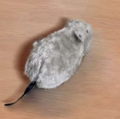 猫 おもちゃ 天然ふわもこ ねずみのおもちゃ