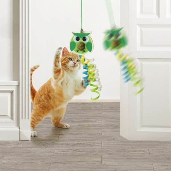 猫 おもちゃ ふくろう玉ふり遊びじゃらし