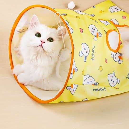 猫 おもちゃ にゃんこのトンネル遊び袋