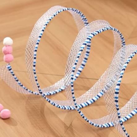 猫 おもちゃ トンネル型じゃれ猫 スパイラルチューブ
