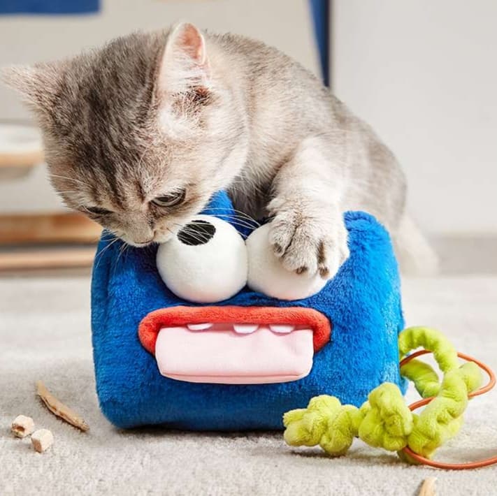 猫 おもちゃ モンスターフレンズ ぬいぐるみじゃらし