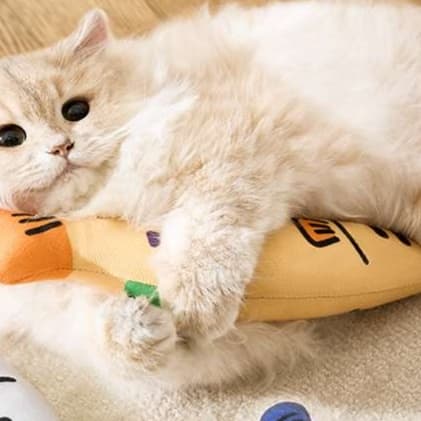 猫 おもちゃ もふもふお魚けりぐるみ