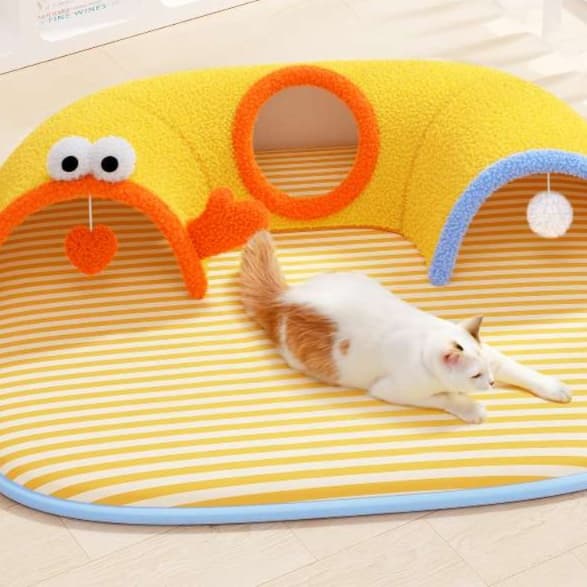 猫 おもちゃ おうち型猫パラダイス遊びマット