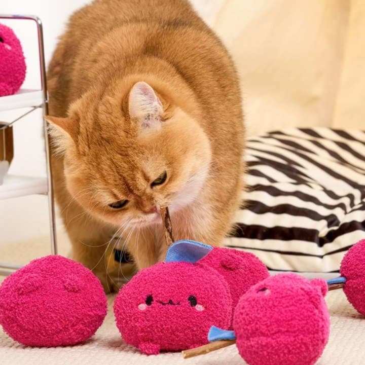 猫 おもちゃ もふもふおやつ遊びじゃらし