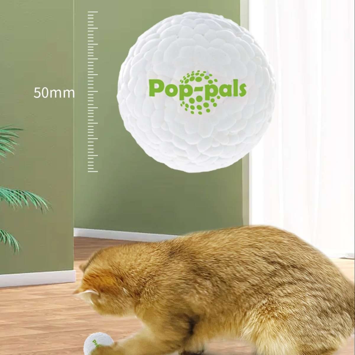 猫 おもちゃ もみもみ光る球 猫じゃらし