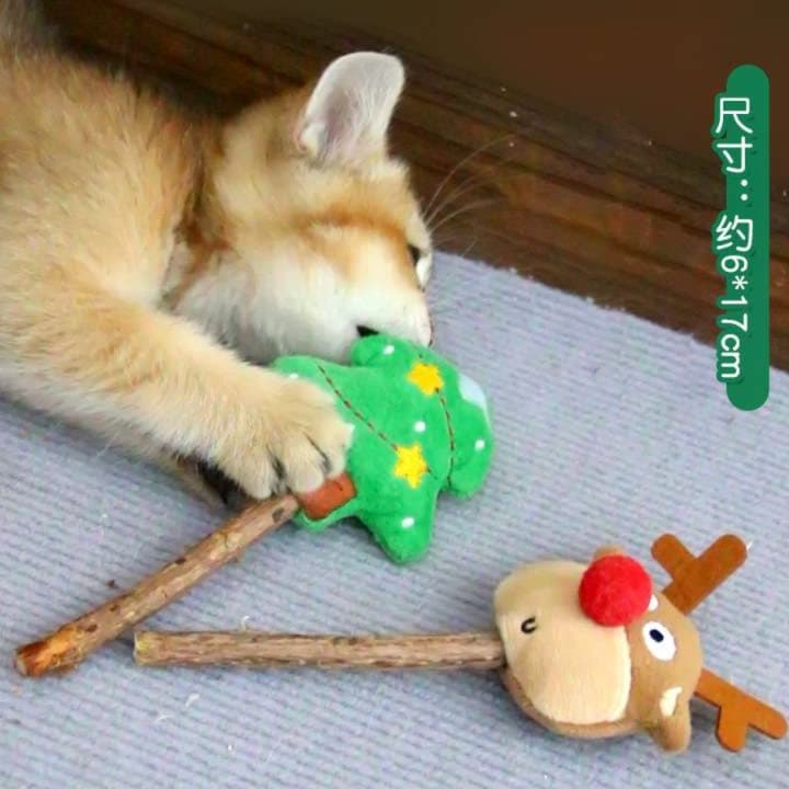 猫 おもちゃ クリスマス限定！お散歩スティック
