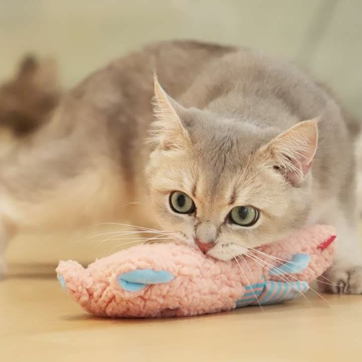 猫 おもちゃ もふもふぬいぐるみ猫じゃらし