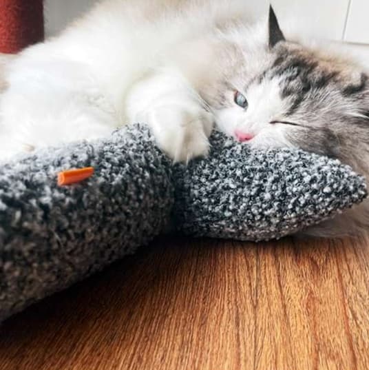 猫 おもちゃ もふもふしっぽの癒し猫じゃらし