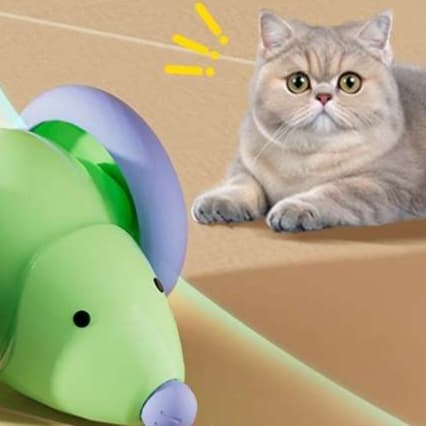 猫 おもちゃ 自動運転マウス型猫じゃらし