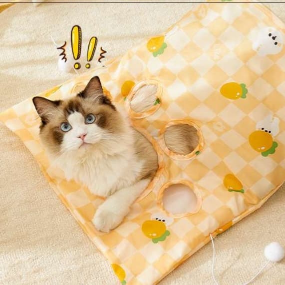 猫 おもちゃ トンネルチューブ おうちで遊ぼう猫じゃらし