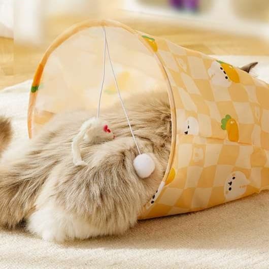 猫 おもちゃ トンネルチューブ おうちで遊ぼう猫じゃらし