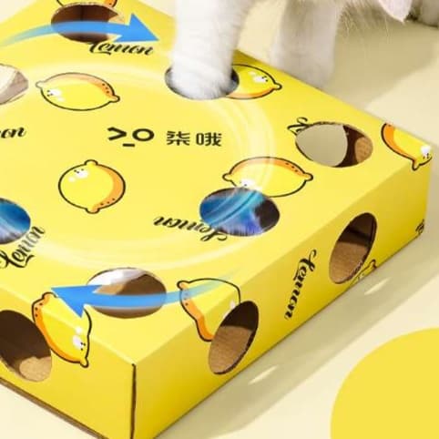 猫 おもちゃ もぐもぐボックス猫じゃらし遊び