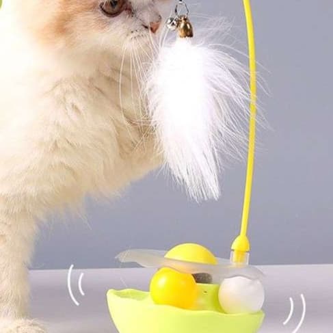 猫 おもちゃ 魔法のバランスボール猫じゃらし