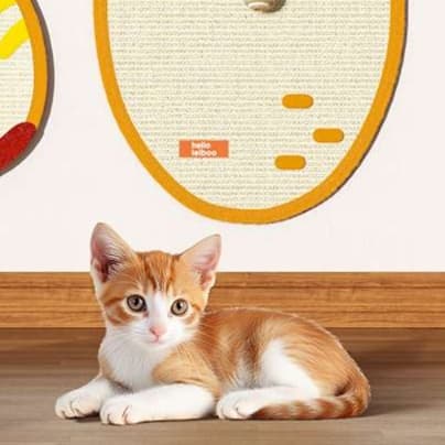 猫 おもちゃ 壁掛け式キャットスクラッチパッド