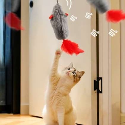 猫 おもちゃ もふもふハンターの羽じゃらし