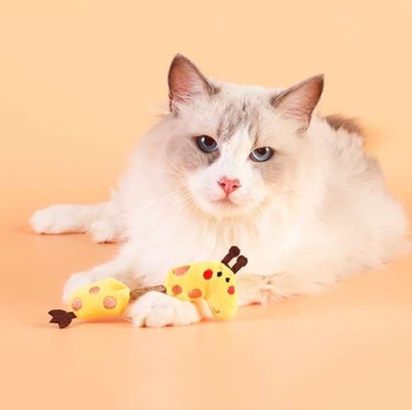 猫 おもちゃ もふもふ小動物の歯磨きじゃらし