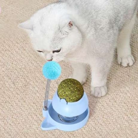 猫 おもちゃ くるくる回転 猫じゃらし 