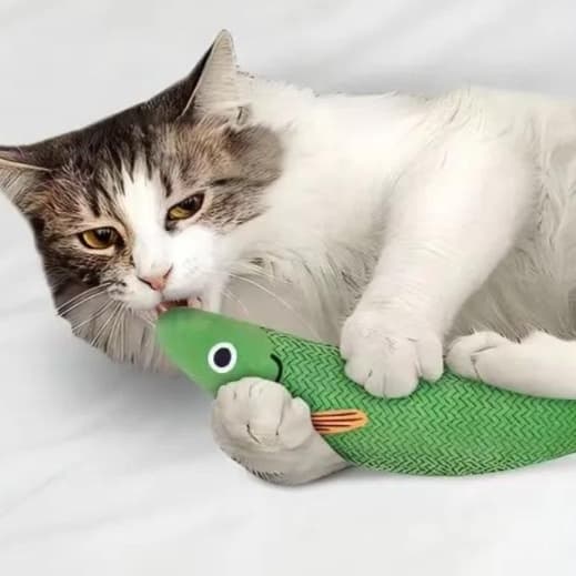 猫 おもちゃ にゃんこ大好き 魚型薄荷おもちゃ
