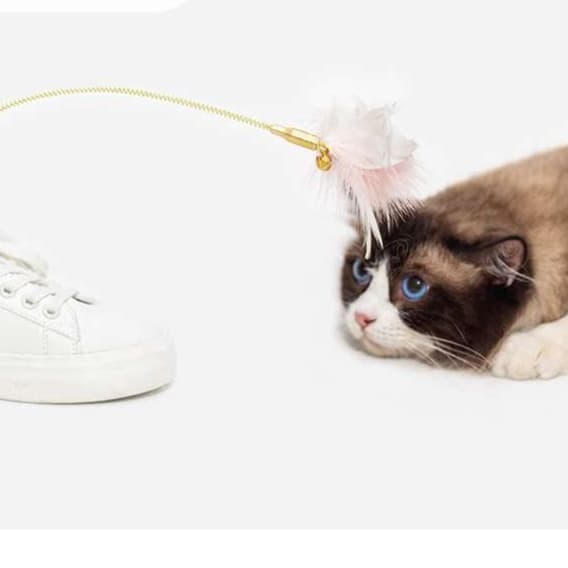 猫 おもちゃ ふわもこキャットワンド猫じゃらし