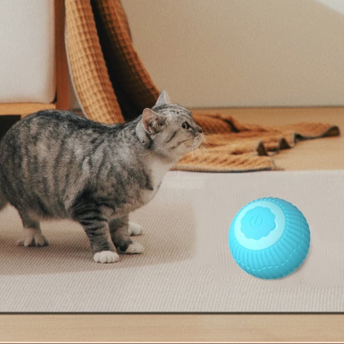 猫 おもちゃ 自動回転 知能猫じゃらしボール