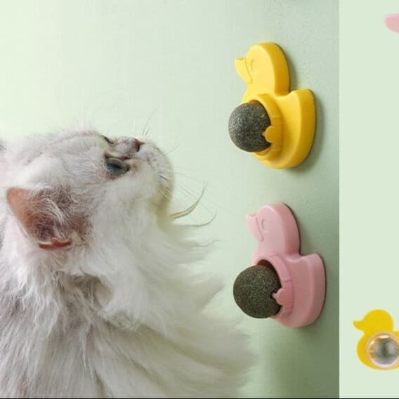 猫 おもちゃ アヒル型キャットニップホルダー