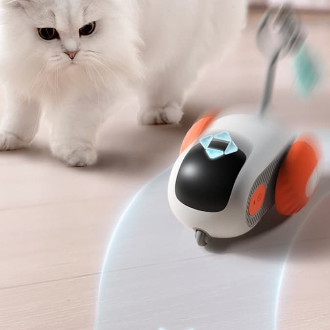 猫 おもちゃ スマート自動遠隔操作型猫じゃらし