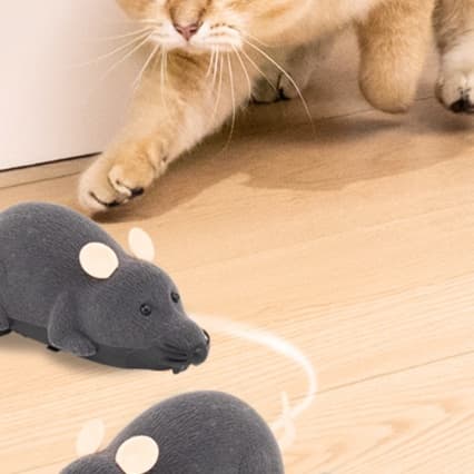 猫 おもちゃ 遊び心くすぐる電動ネズミ おもちゃ