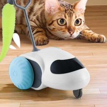 猫 おもちゃ 自動運転猫じゃらしロボット
