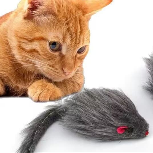 猫 おもちゃ もふもふ３Ｄネズミのおもちゃ