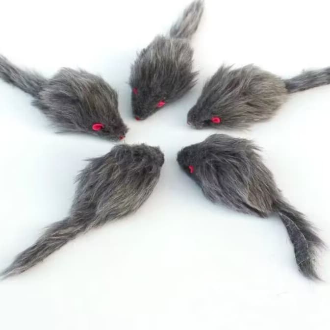 猫 おもちゃ もふもふ３Ｄネズミのおもちゃ
