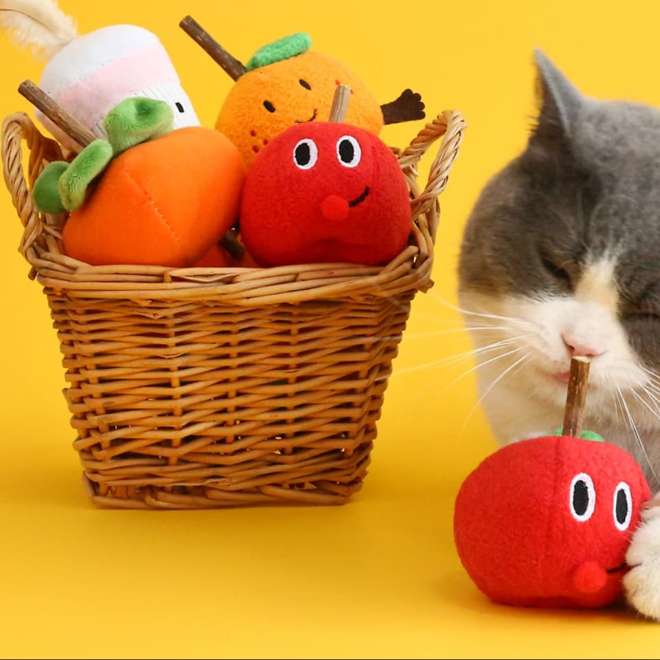 猫 おもちゃ 果物の森 猫のお気に入りキャットトイ