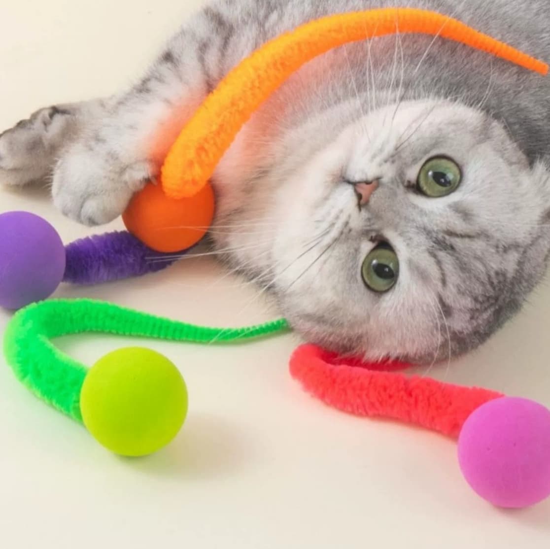 猫 おもちゃ 弾むくねくね猫じゃらし