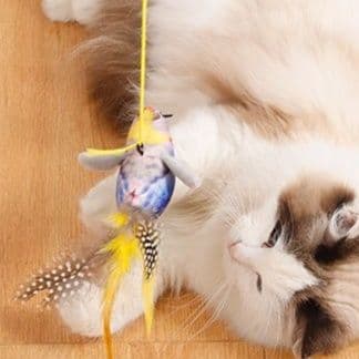 猫 おもちゃ ミント香る バードトイ猫じゃらし