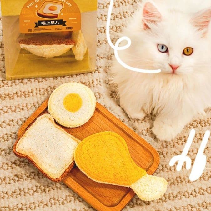 猫 おもちゃ モフモフ遊び鶏足とお花の猫じゃらし