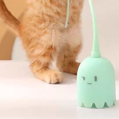 猫 おもちゃ おばけのゆらゆら猫じゃらし