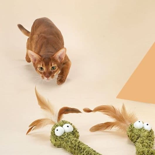 猫 おもちゃ メキシカンヘビくん猫じゃらし