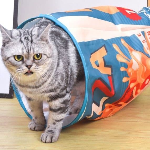 猫 おもちゃ 秘密基地トンネル 猫じゃらし