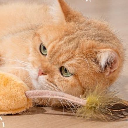 猫 おもちゃ リモコン操作式 ネズミ型猫じゃらし