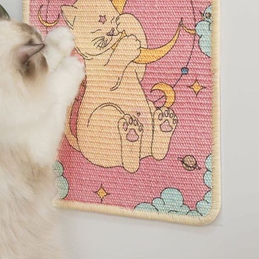 猫 おもちゃ 爪とぎマット 癒やしの和柄
