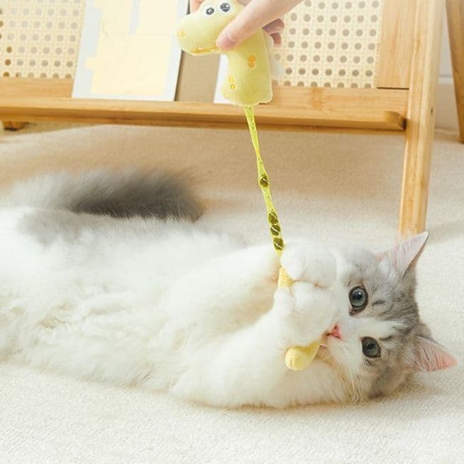 猫 おもちゃ まんまる猫じゃらし 虫嚢果入り