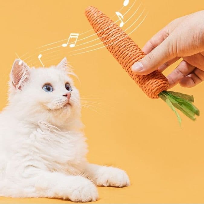 猫 おもちゃ にんじんさんのらくらく猫じゃらし