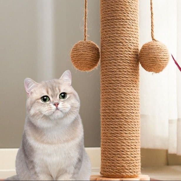 猫 おもちゃ 回転式マルチ爪とぎタワー