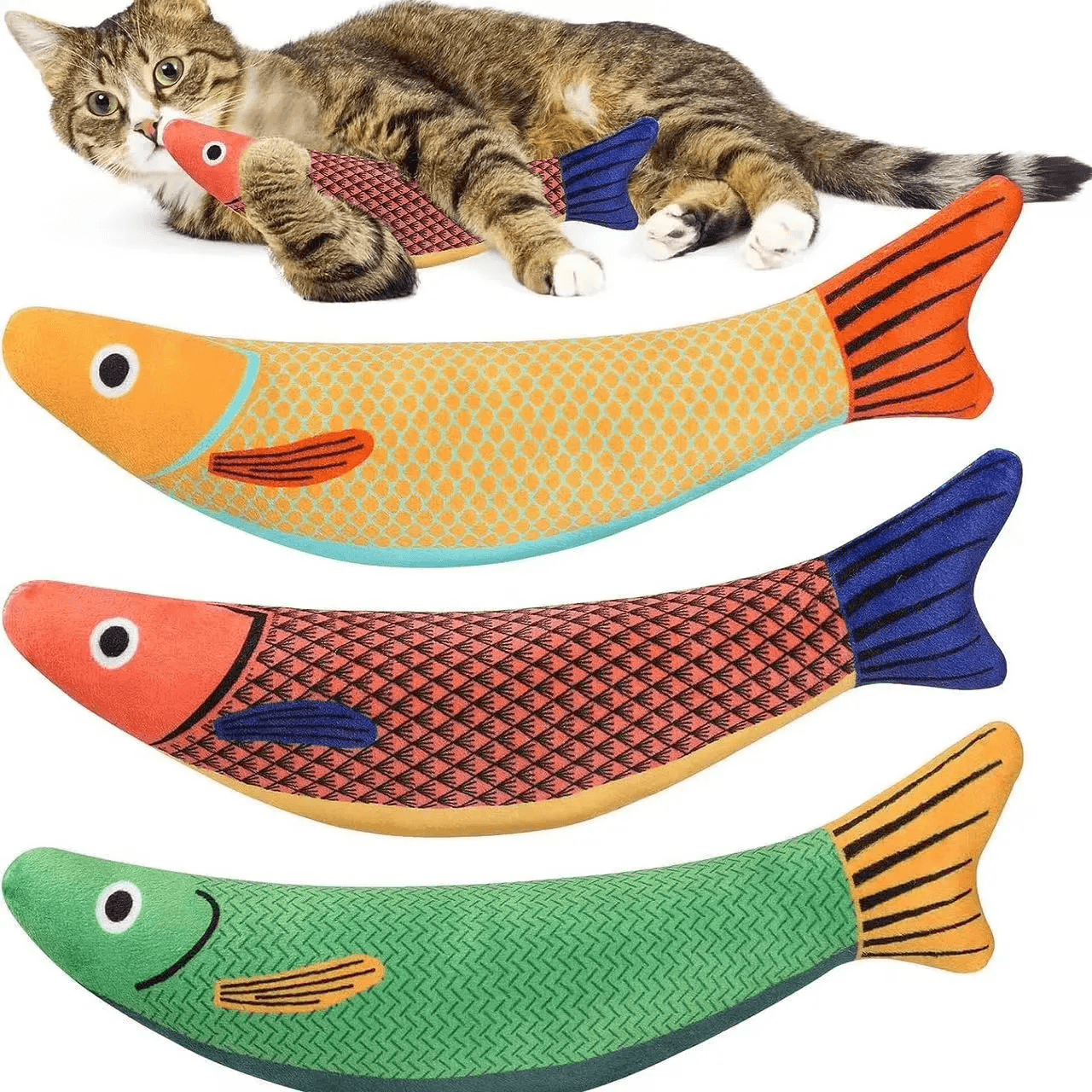 猫 おもちゃ にゃんこ大好き 魚型薄荷おもちゃ