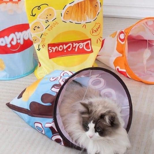 猫 おもちゃ おやつ袋型 ねこのまくら