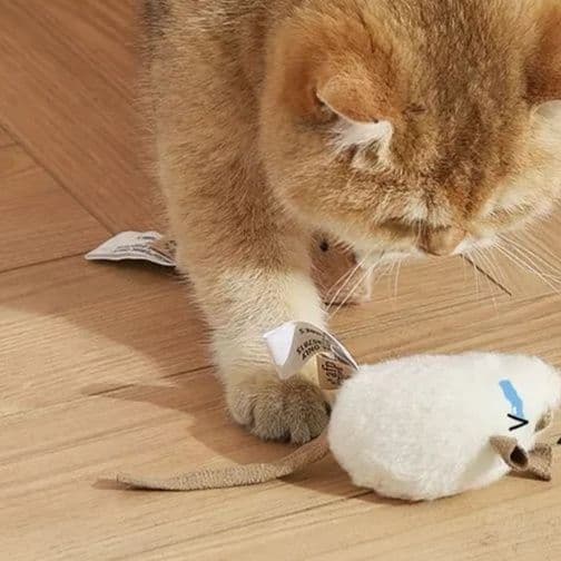 猫 おもちゃ ふかふかネズミちゃんおもちゃ