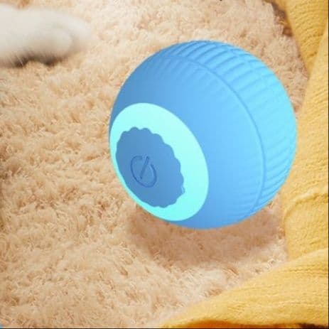 猫 おもちゃ 自動回転式ボール型猫じゃらし