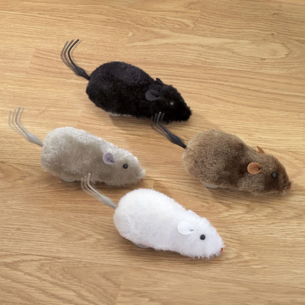 猫 おもちゃ もふもふネズミ隊のいたずら